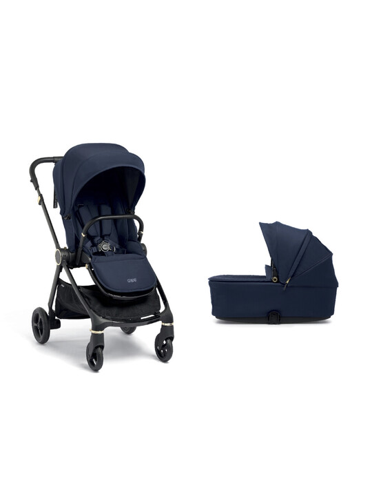 Strada Midnight Pushchair with Midnight Carrycot image number 1